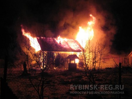Пожар в селе Огарково