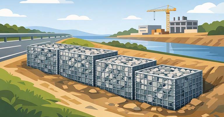 Габионы - что это такое и с чем их едят?